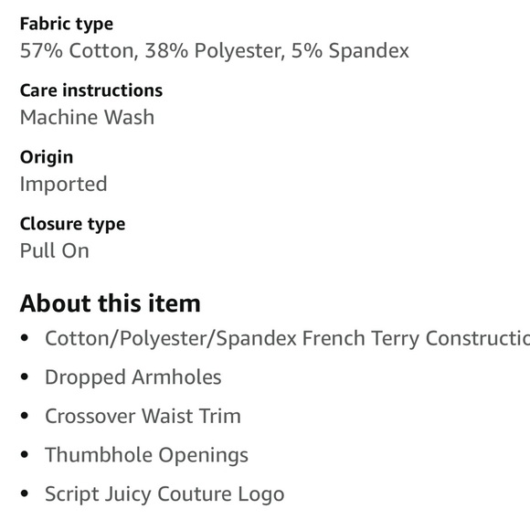 Juicy Couture sport sweatshirt. - Picture 4 of 4